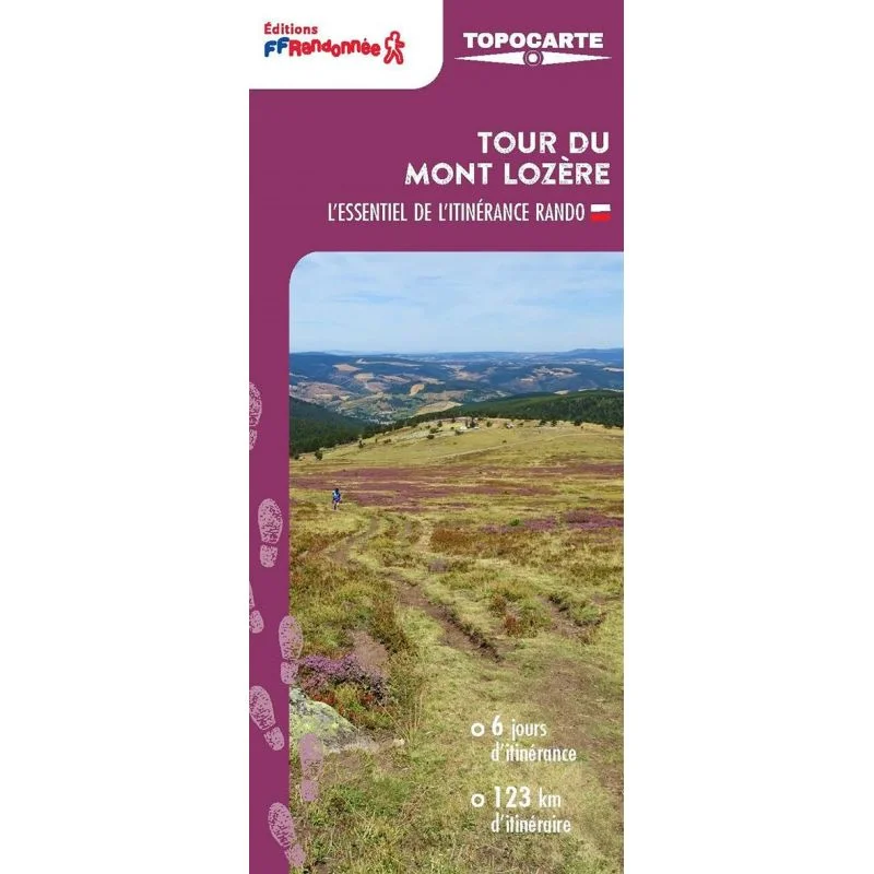 GR®68 Tour du mont Lozère – Topocarte FFRandonnée T481
