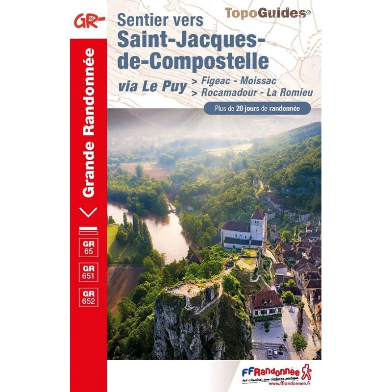 GR®65 Saint-Jacques, de Figeac à Moissac – Topoguide FFRandonnée 652