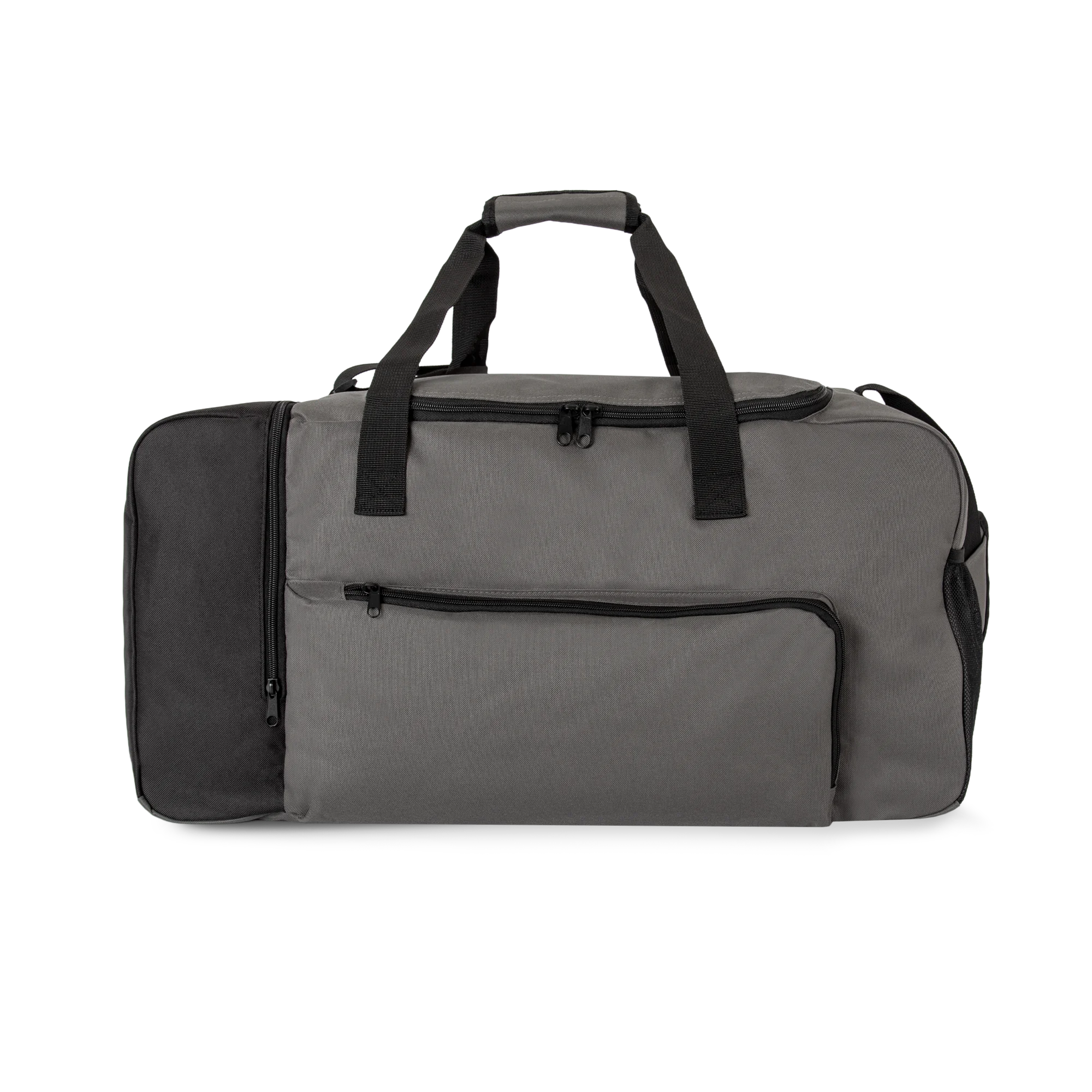 Grand sac de sport avec compartiment latéral — Light Titanium / Black