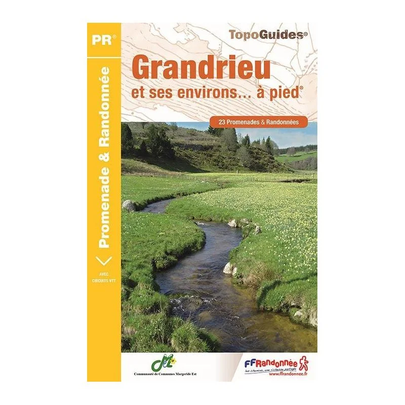 Grandrieu, 23 promenades et randonnées – Topoguide FFRandonnée P482
