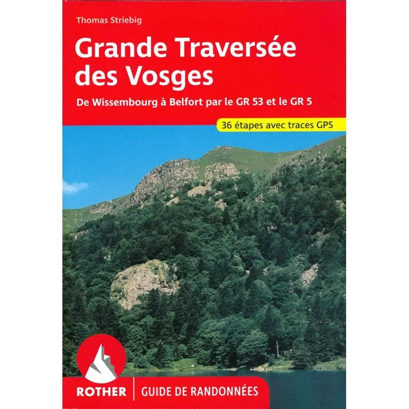 Guide Rother de randonnée La grande traversée des Vosges