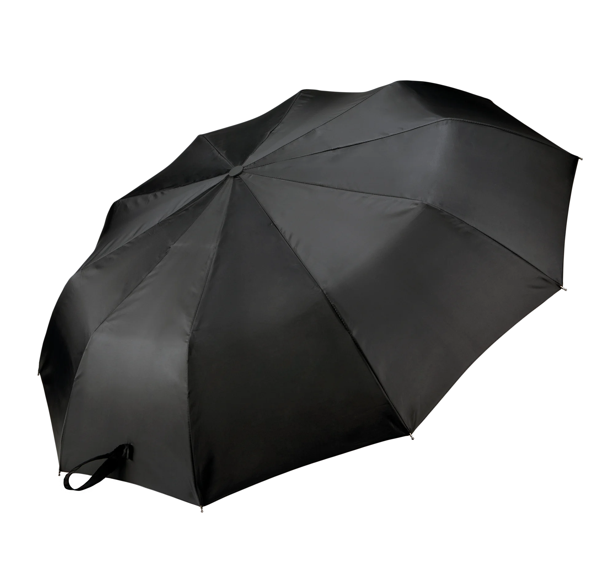 Mini parapluie classique poignée arrondie — Black