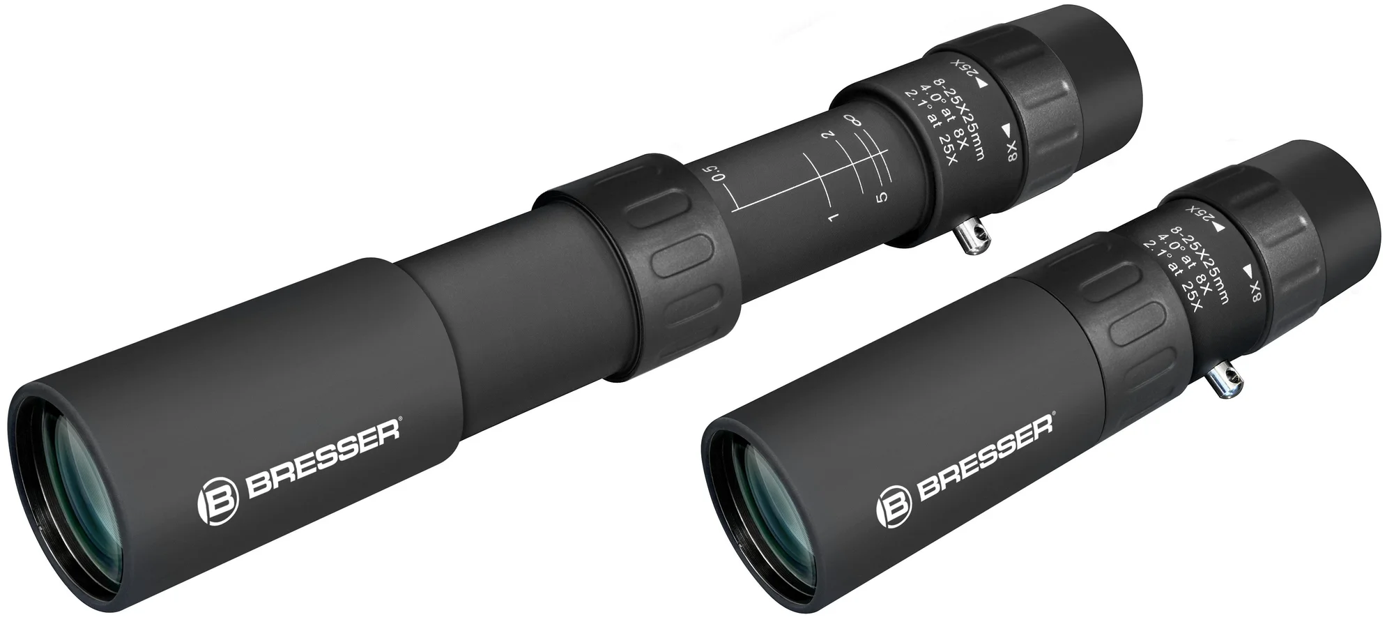Monoculaire avec fonction zoom 8-25 x 25 - très puissant
