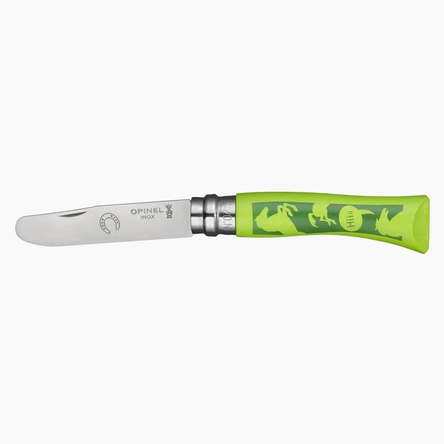 Opinel cheval - N°7 lame à bout rond pour enfant