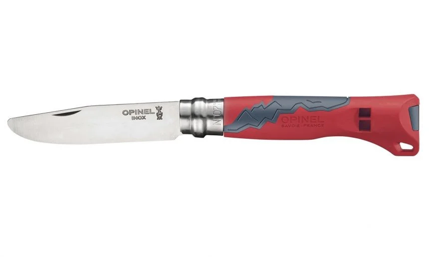 Opinel n°7 enfant - rouge - bout rond