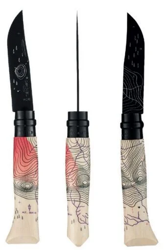 Opinel n°8 AZIMUT série limitée Escapade - Lame et virole noires