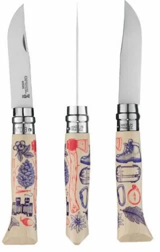 Opinel n°8 BIVOUAC édition limitée Escapade - Lame numérotée