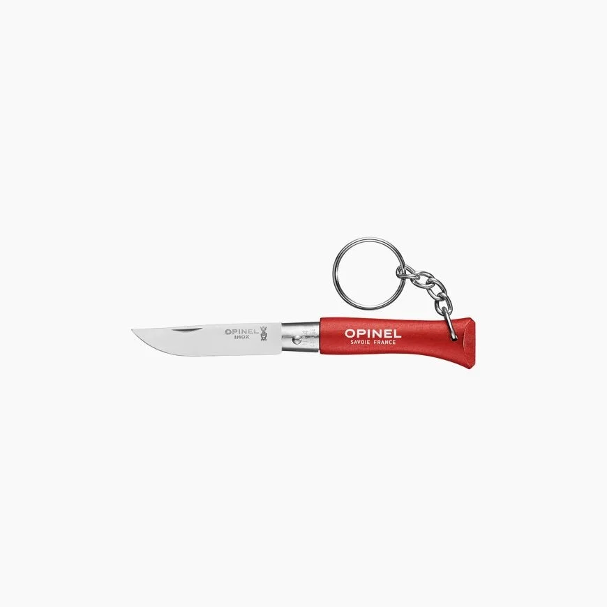 Porte-clés Opinel n°4 manche rouge - Boutique Opinel