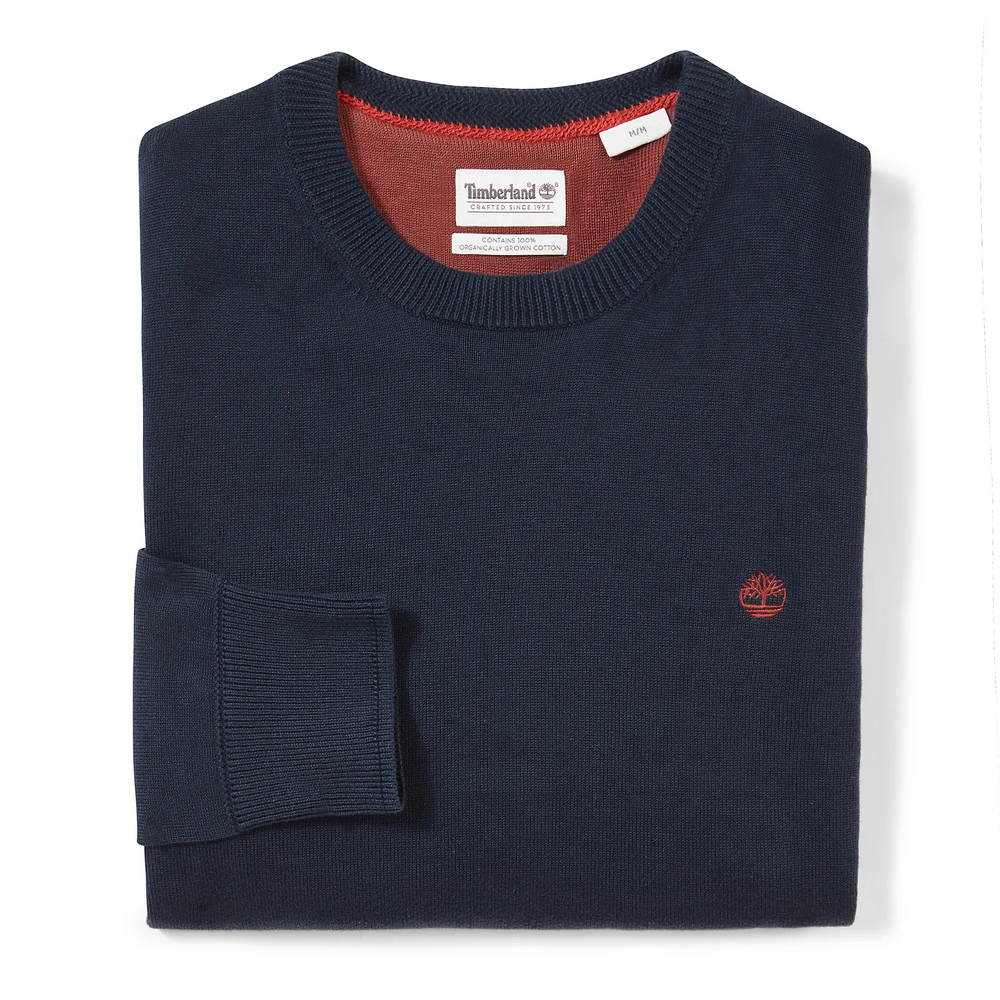 Pull coton bio col rond williams river — Dark Sapphire