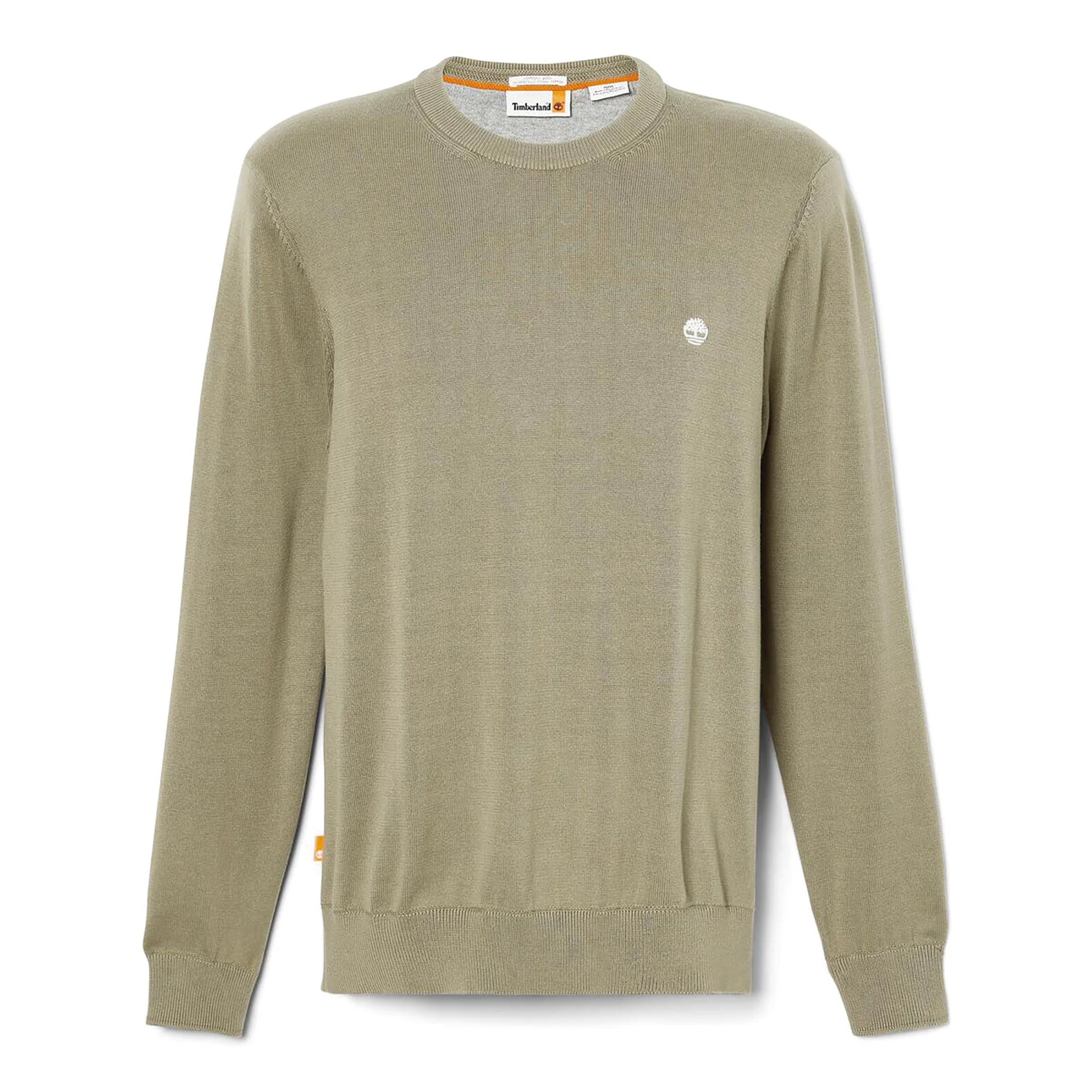 Pull coton bio col rond williams river — Leaf Green