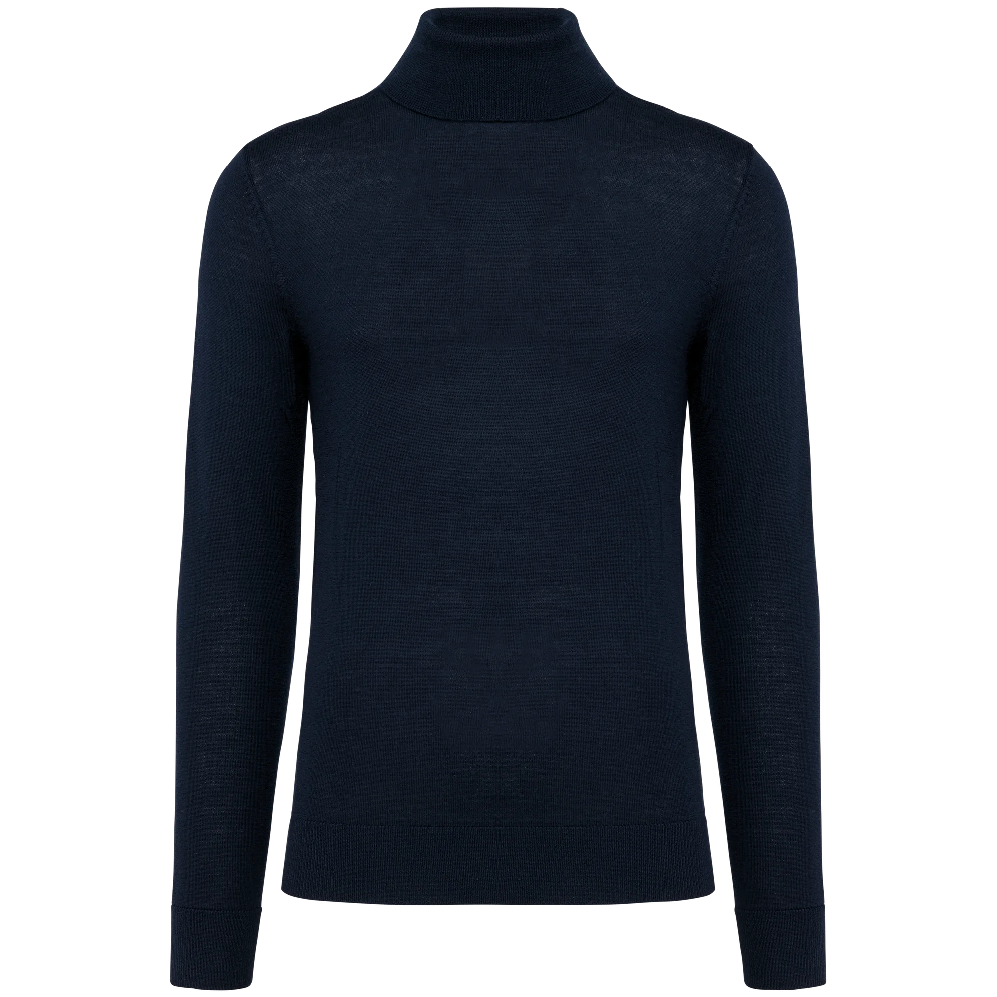 Pull Mérinos col roulé homme — Deep Navy