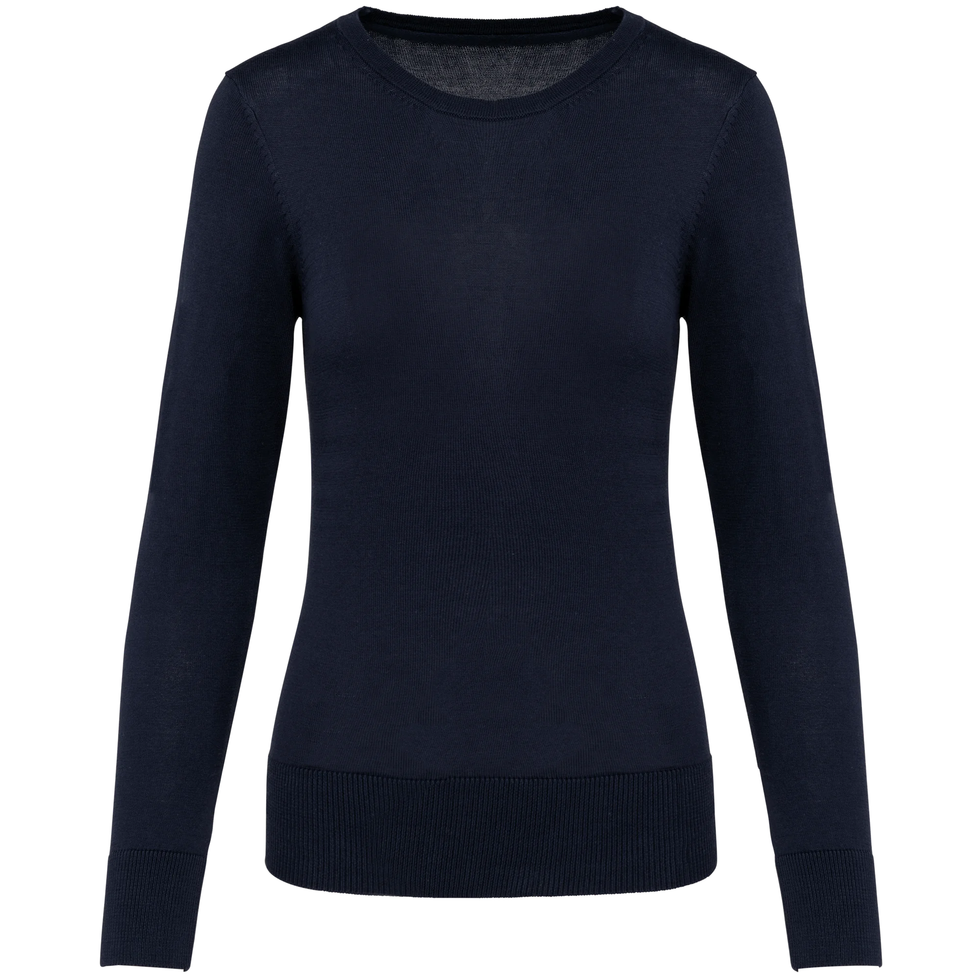 Pull Supima® col rond  femme — Deep Navy