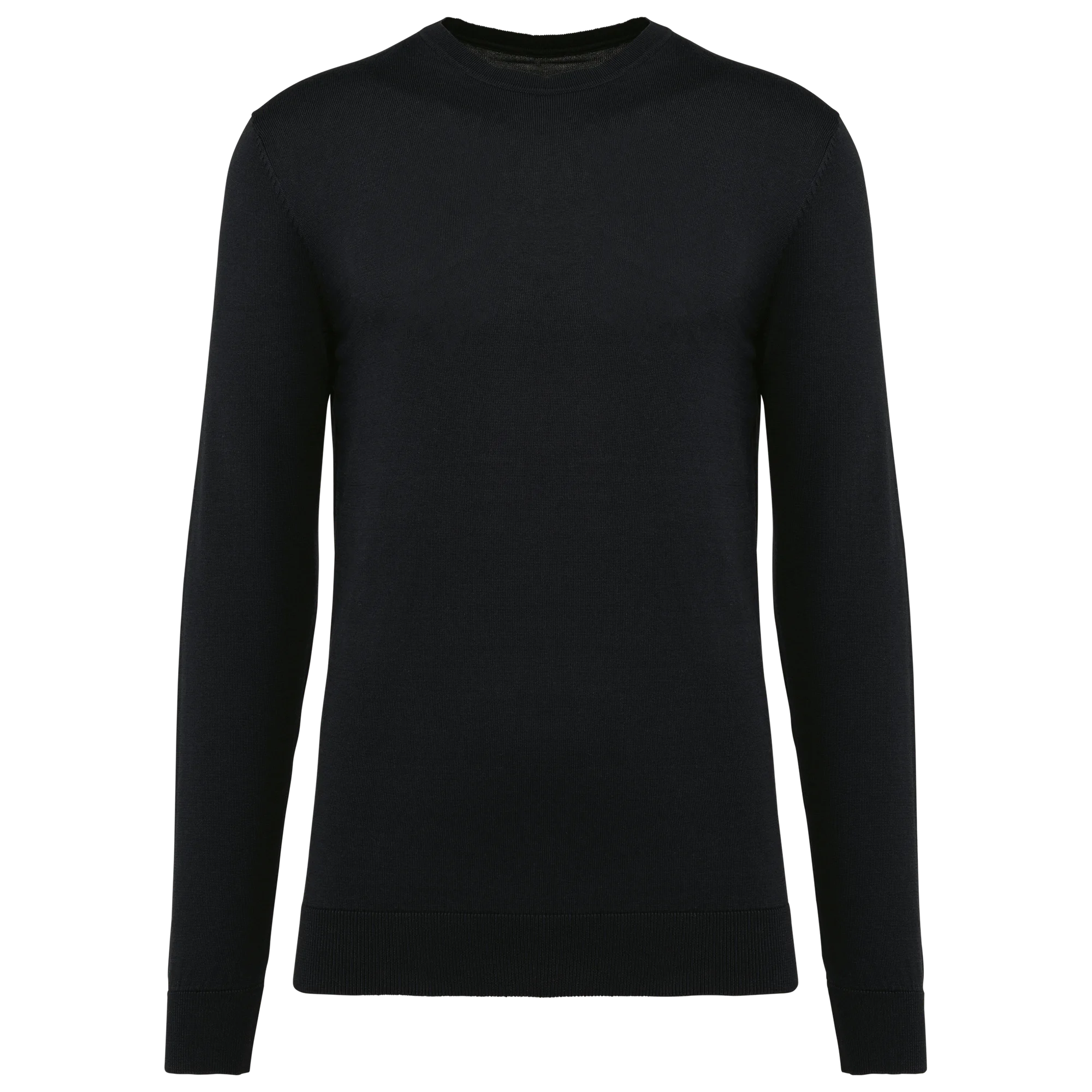 Pull Supima® col rond homme — Black