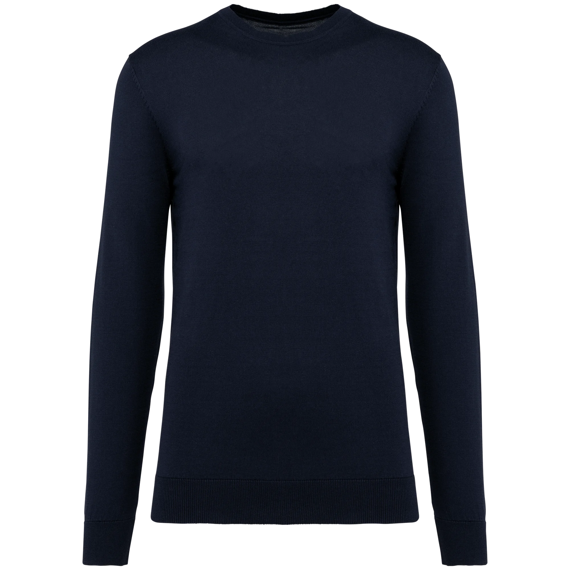 Pull Supima® col rond homme — Deep Navy