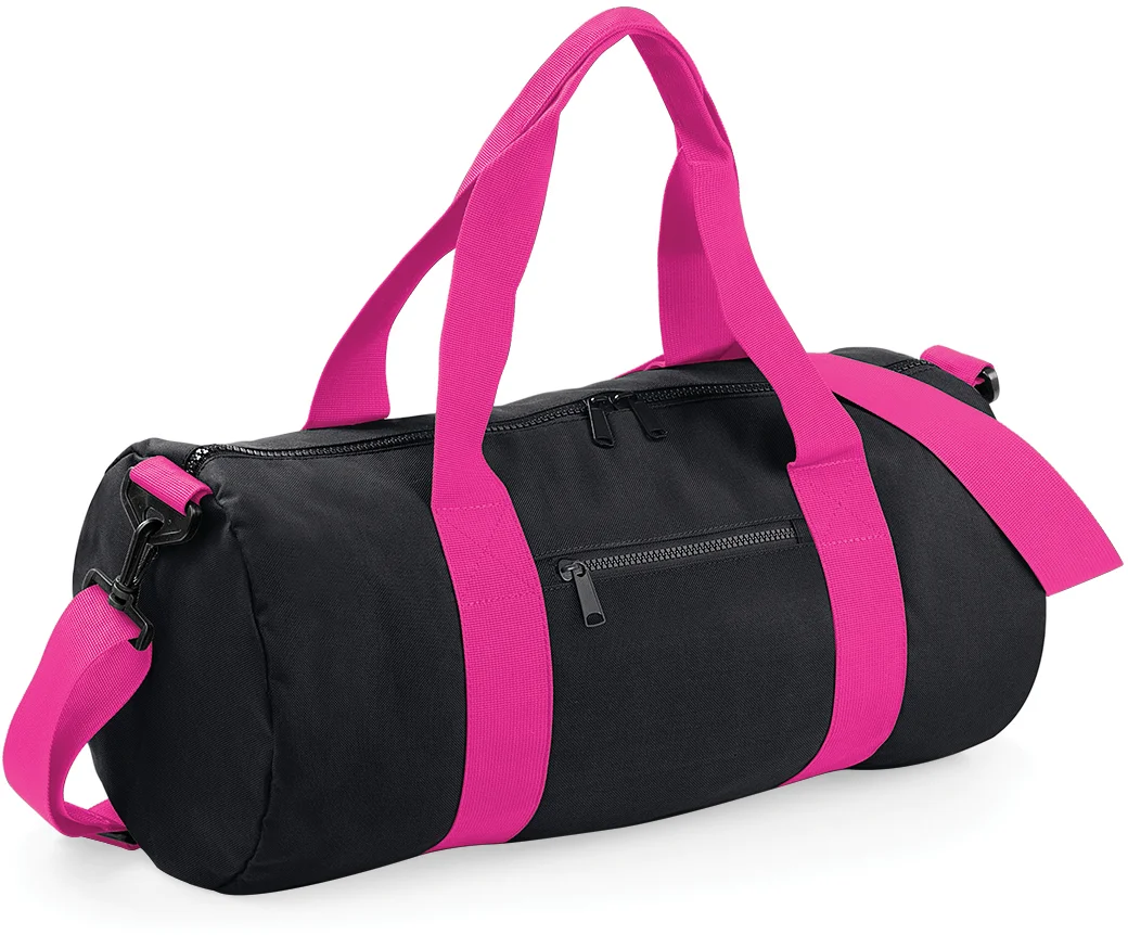 Sac baril original — Black / Fuchsia