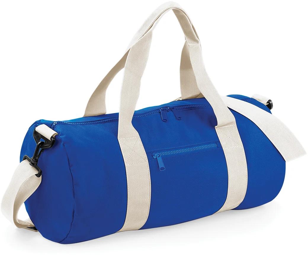 Sac baril original — Bright Royal / Off White