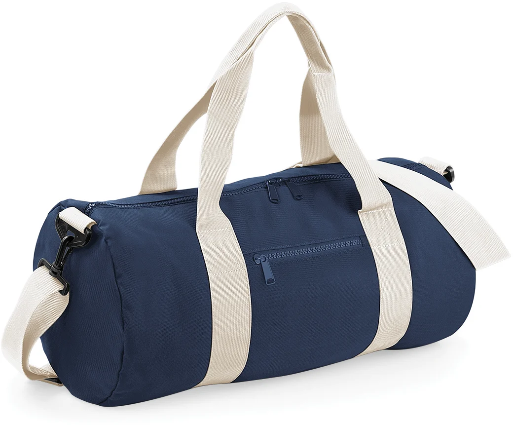 Sac baril original — French Navy / Off White