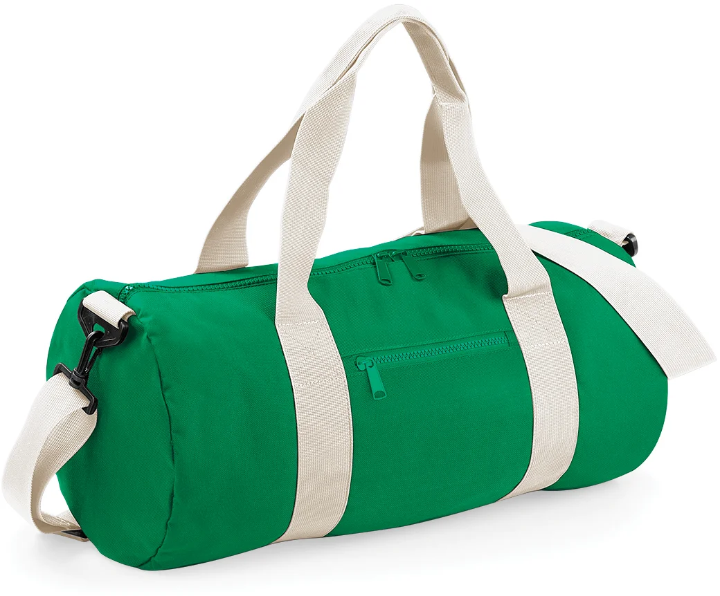 Sac baril original — Kelly Green / Off White