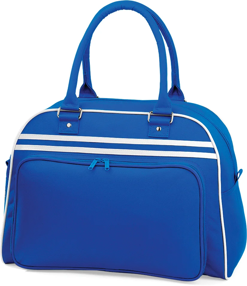 Sac Bowling Rétro — Bright Royal / White
