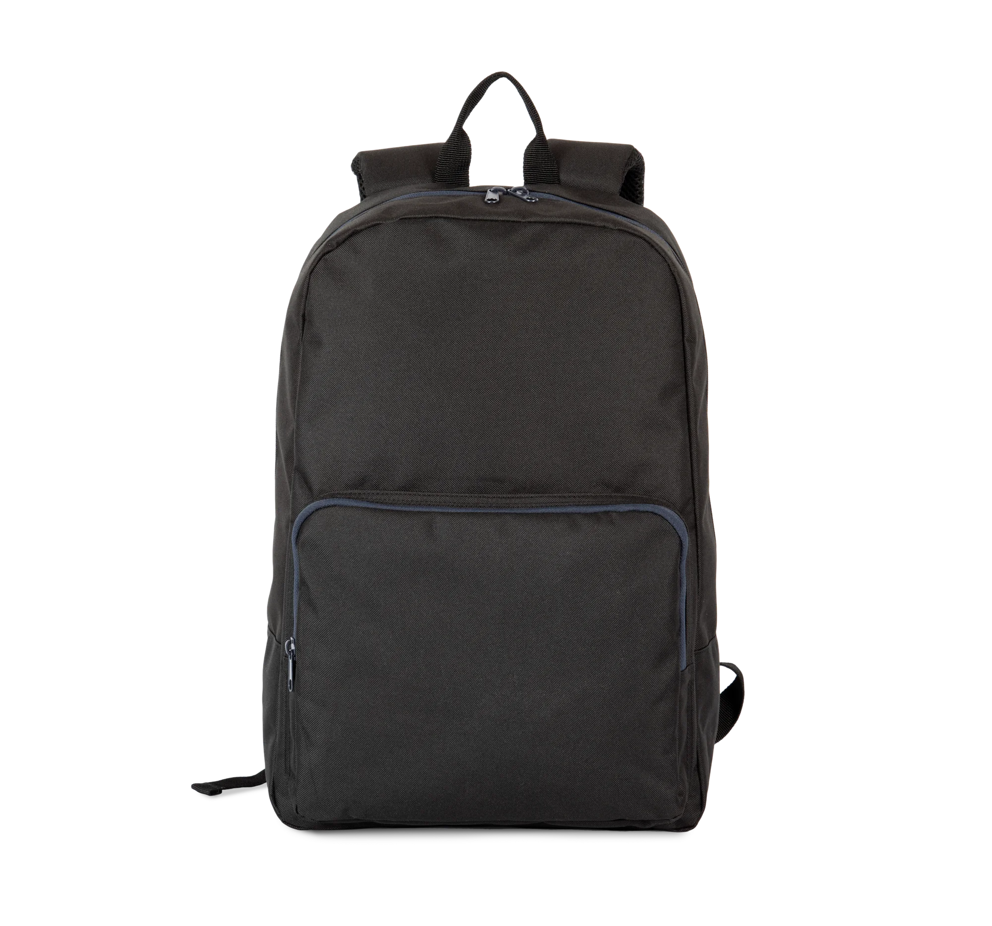 Sac à dos avec fermetures éclair contrastée — Black / Navy