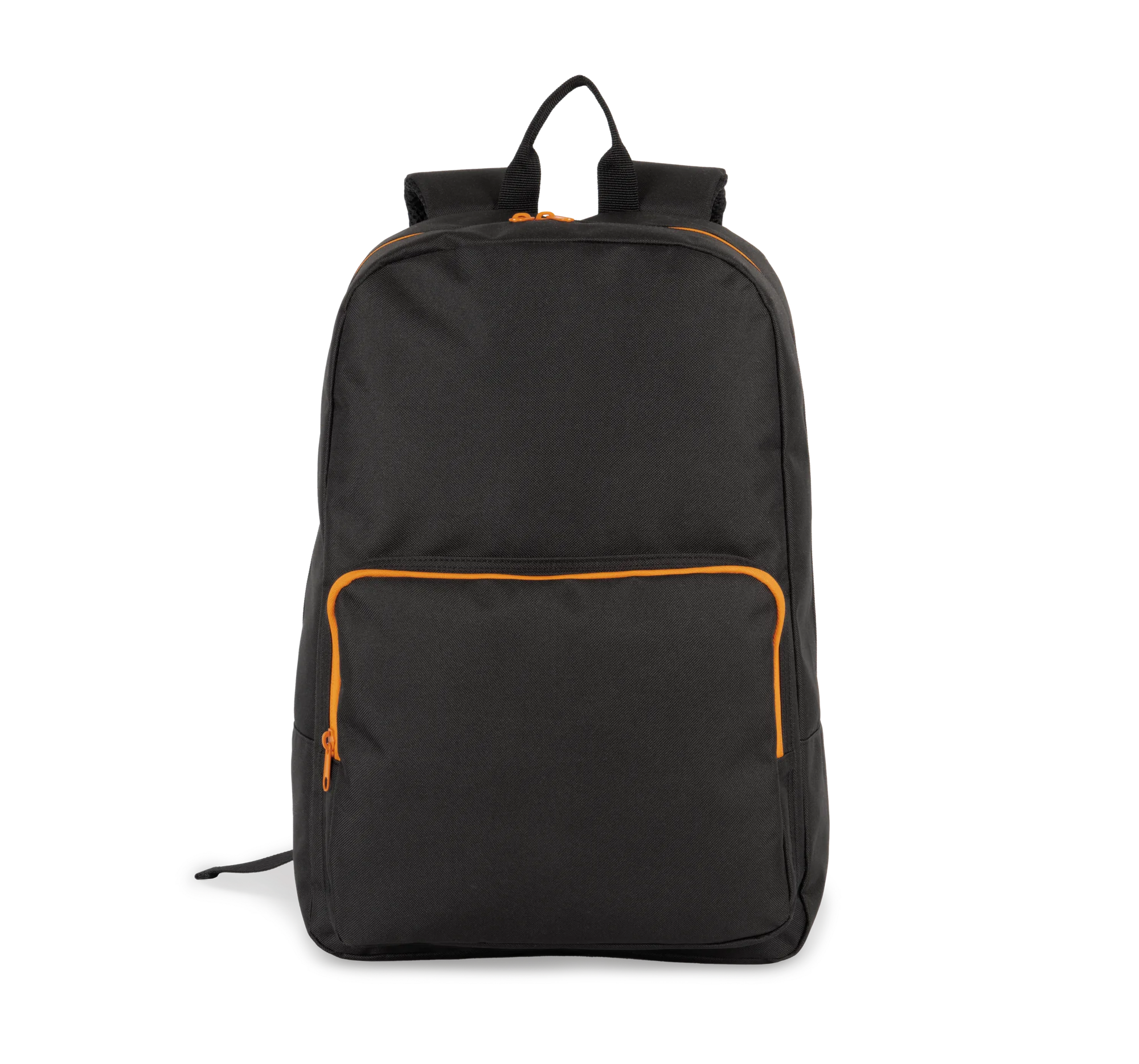 Sac à dos avec fermetures éclair contrastée — Black / Orange
