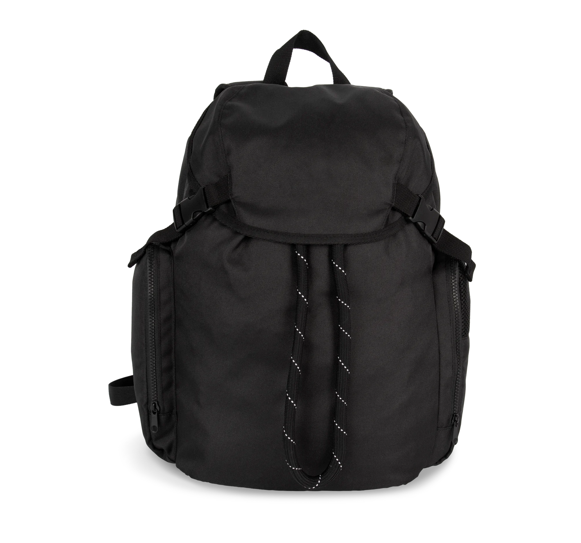 Sac à dos de sport recyclé d'inspiration lifestyle, urbain — Black
