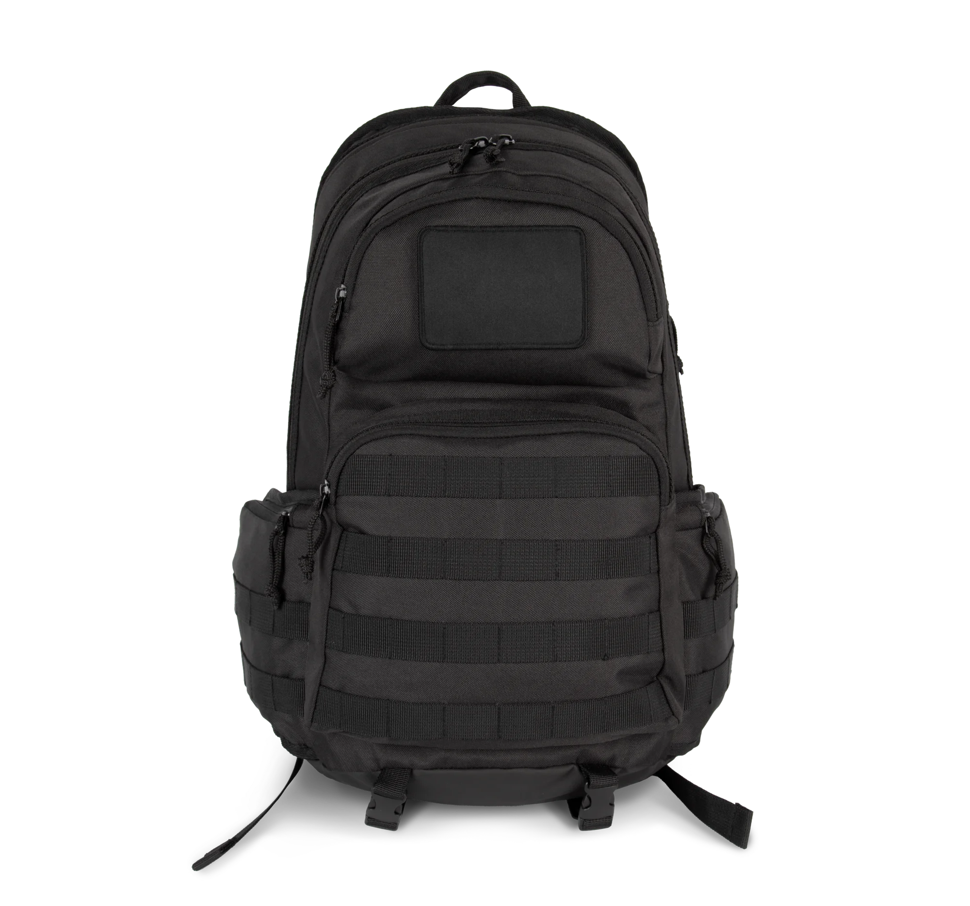 Sac à dos tactique MOLLE, style urbain — Black