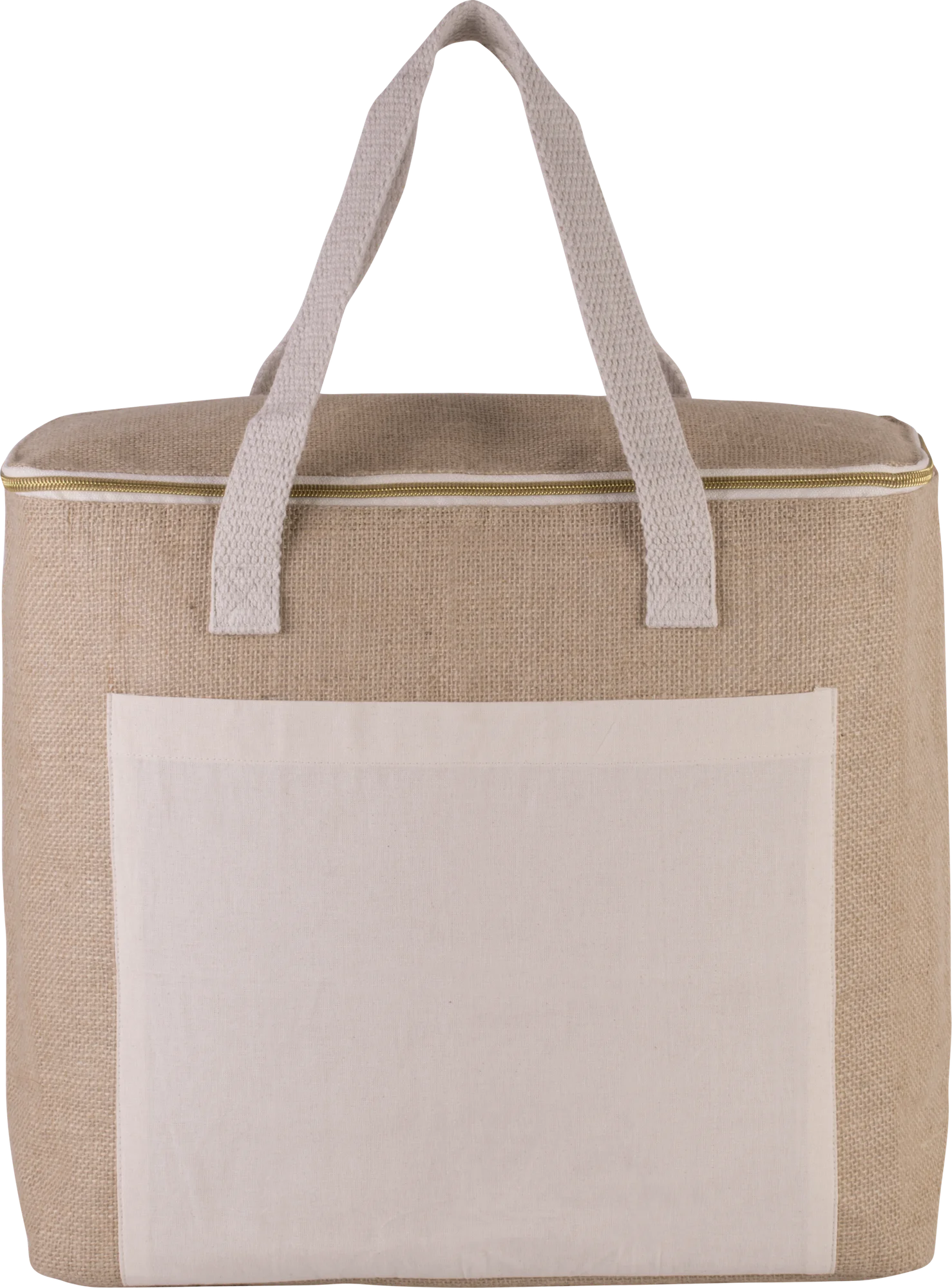 Sac isotherme en jute - grand modèle — Natural