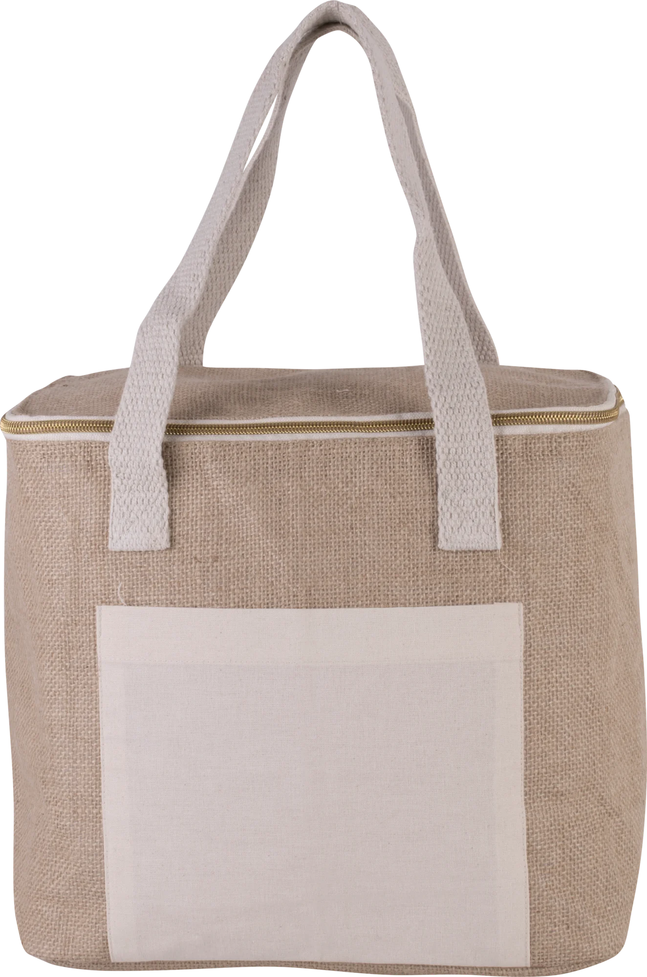 Sac isotherme en jute - modèle moyen — Natural