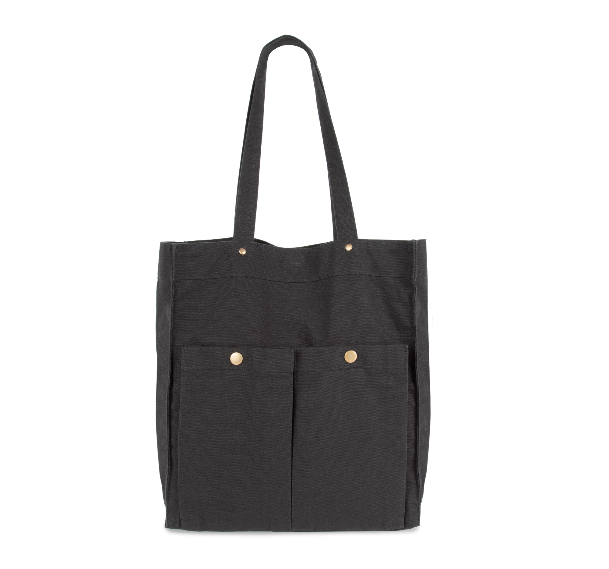 Sac à main à double poche frontale — Washed Black