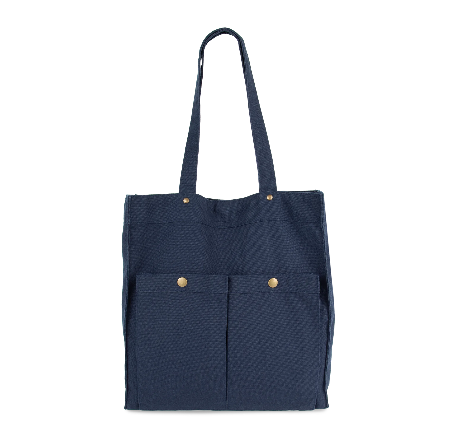 Sac à main à double poche frontale — Washed Navy