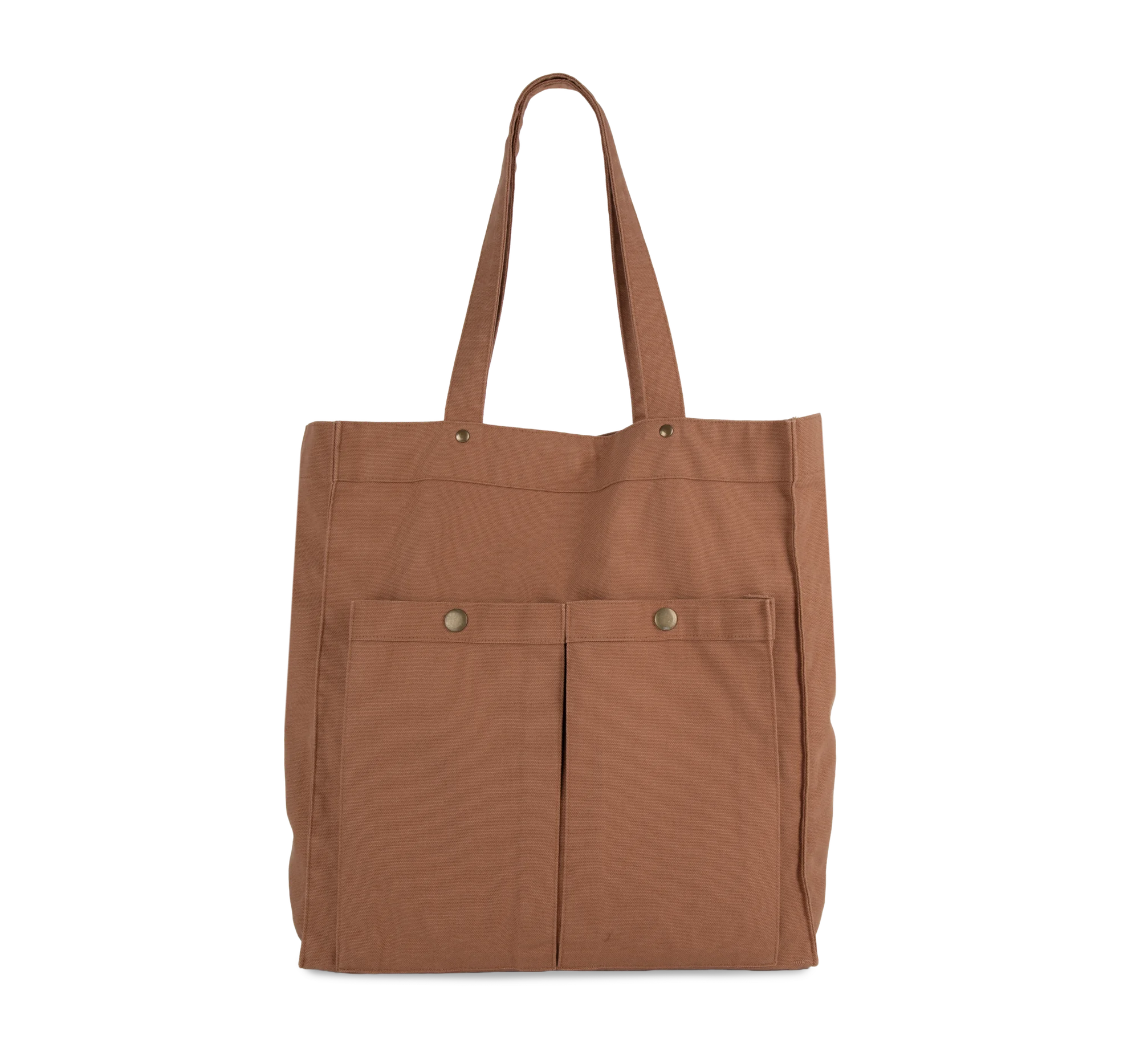 Sac à main à double poche frontale — Washed Russet