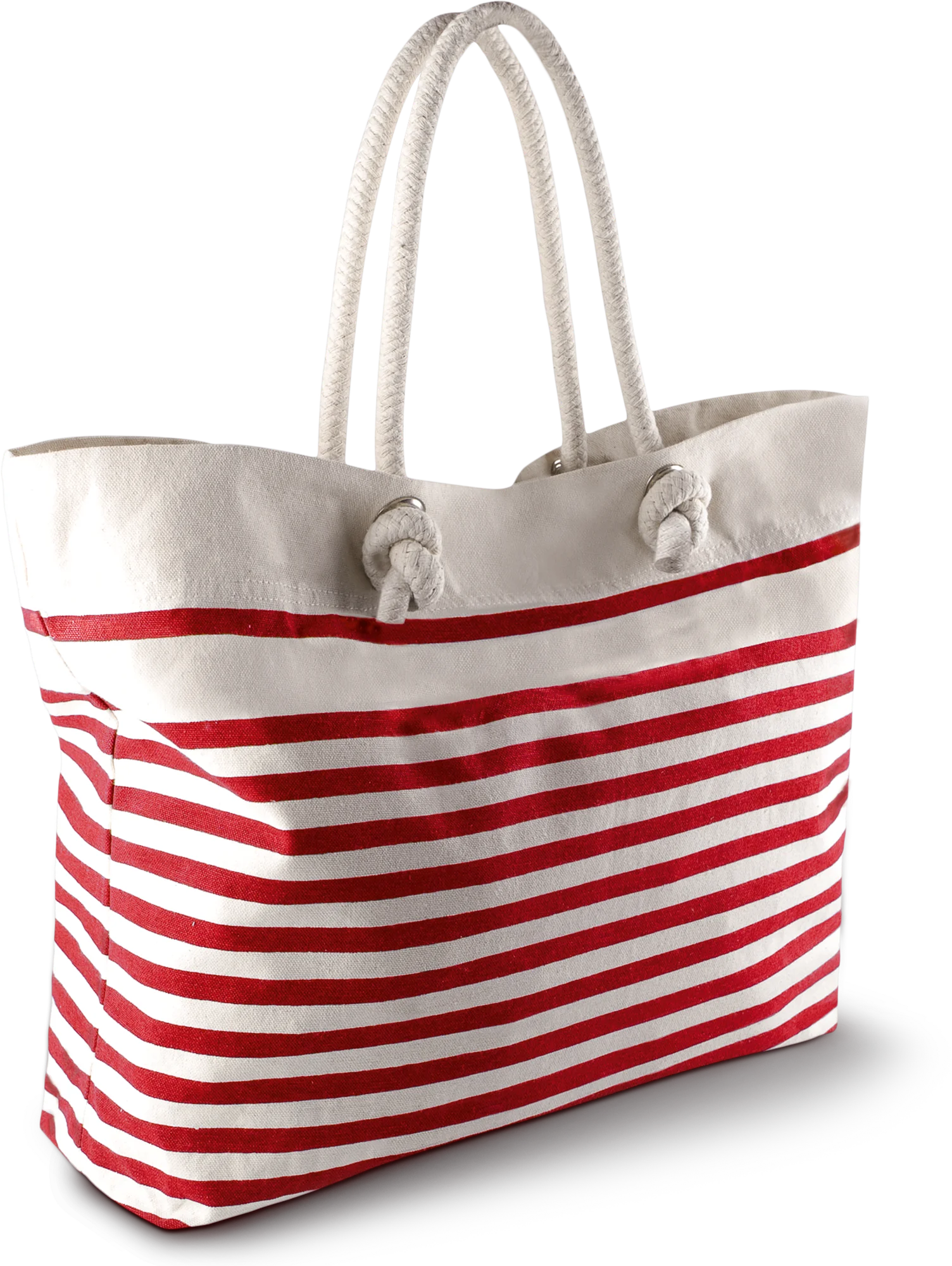 Sac de plage — Natural / Red