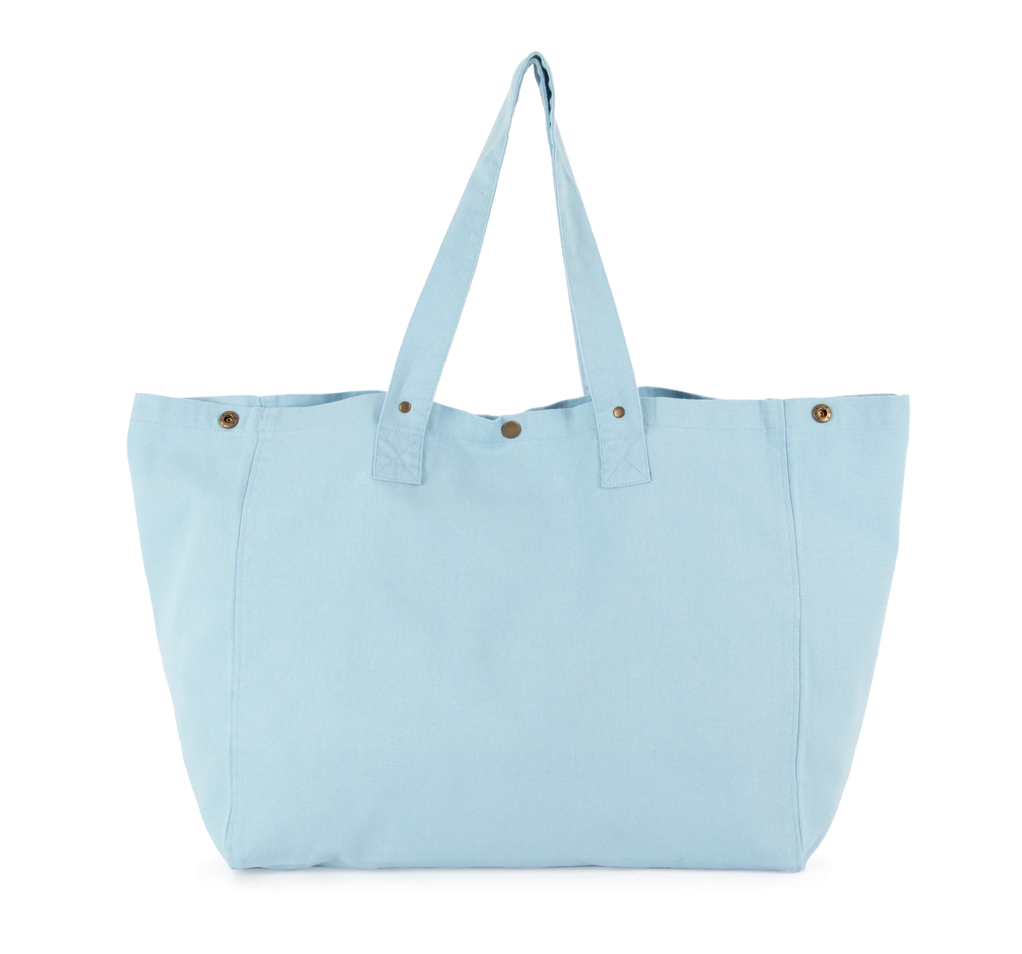 Sac de shopping en coton délavé — Washed Dream Blue