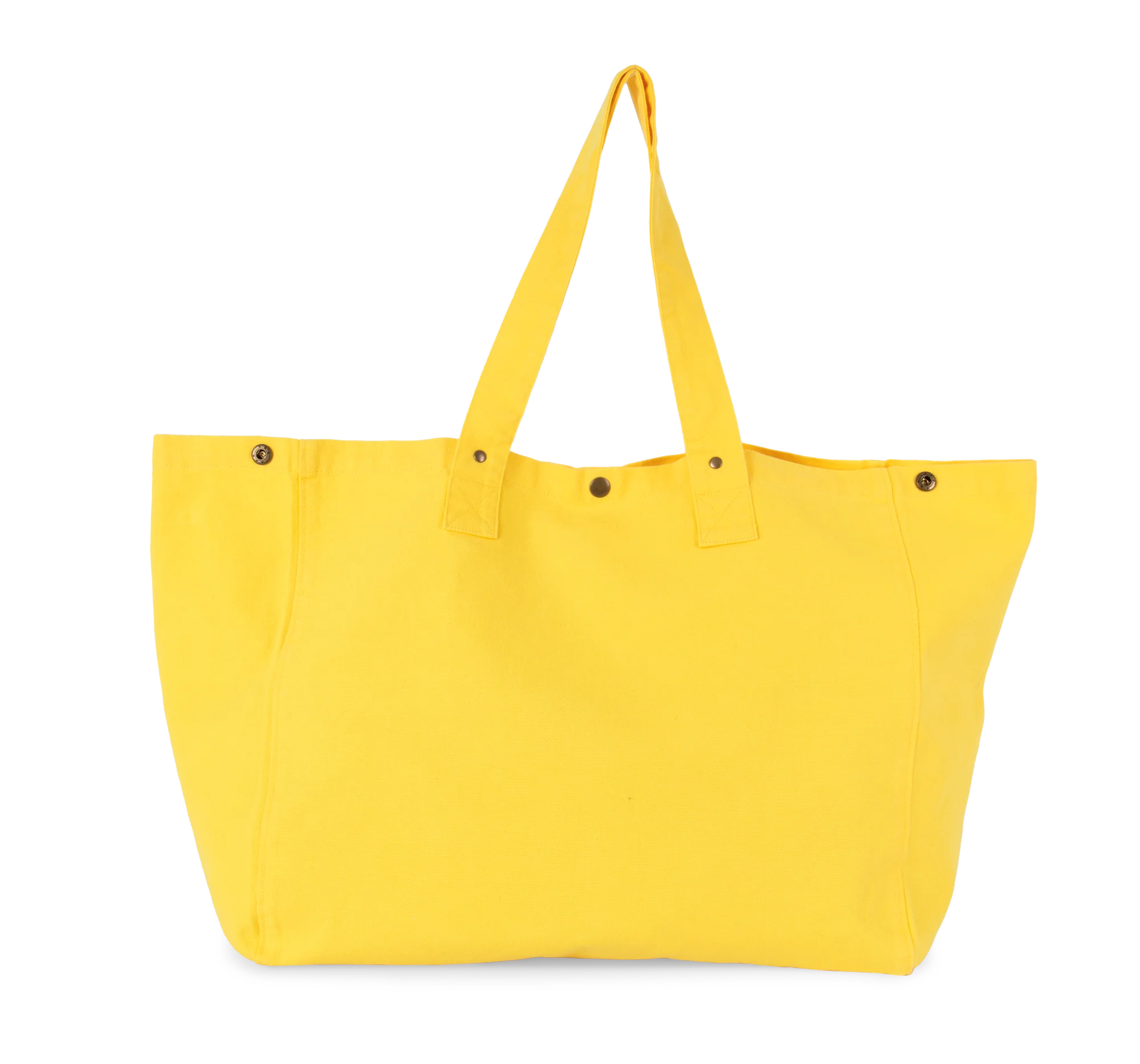 Sac de shopping en coton délavé — Washed Lemon Zest