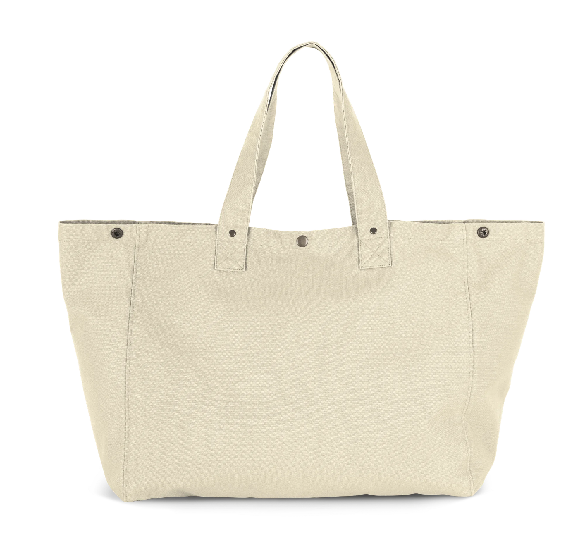 Sac de shopping en coton délavé — Washed Natural