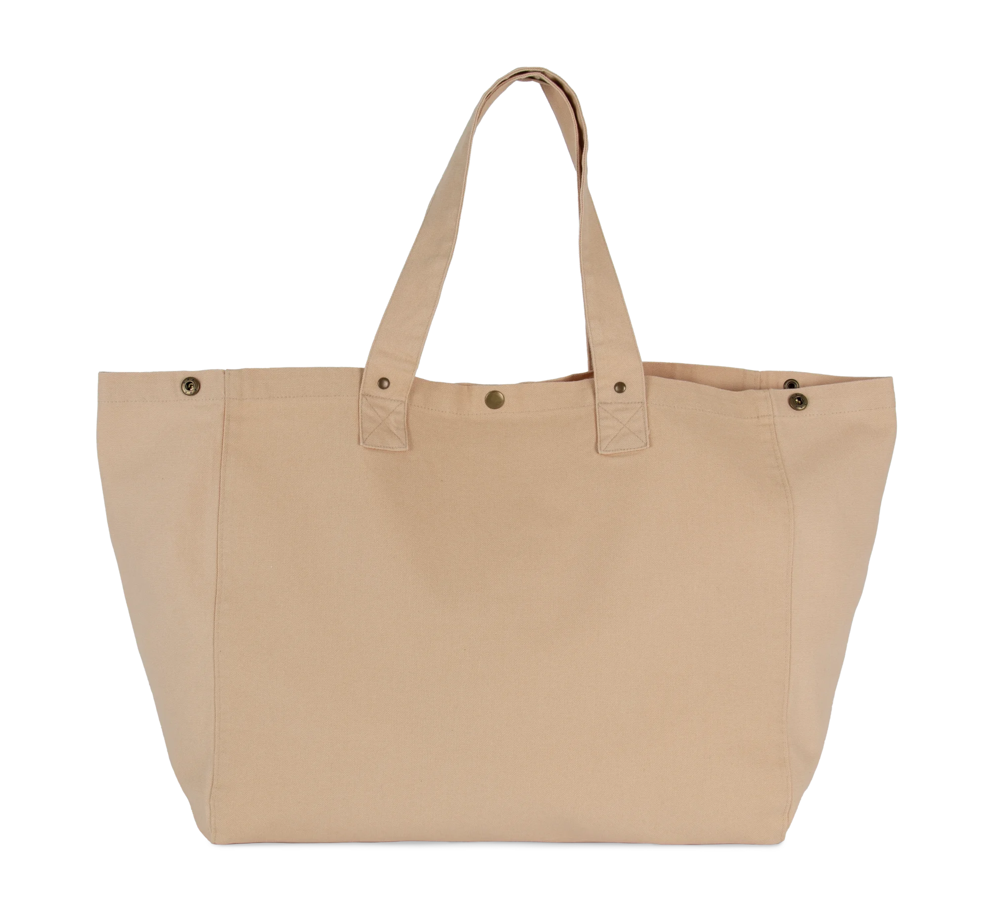 Sac de shopping en coton délavé — Washed Nude Peach