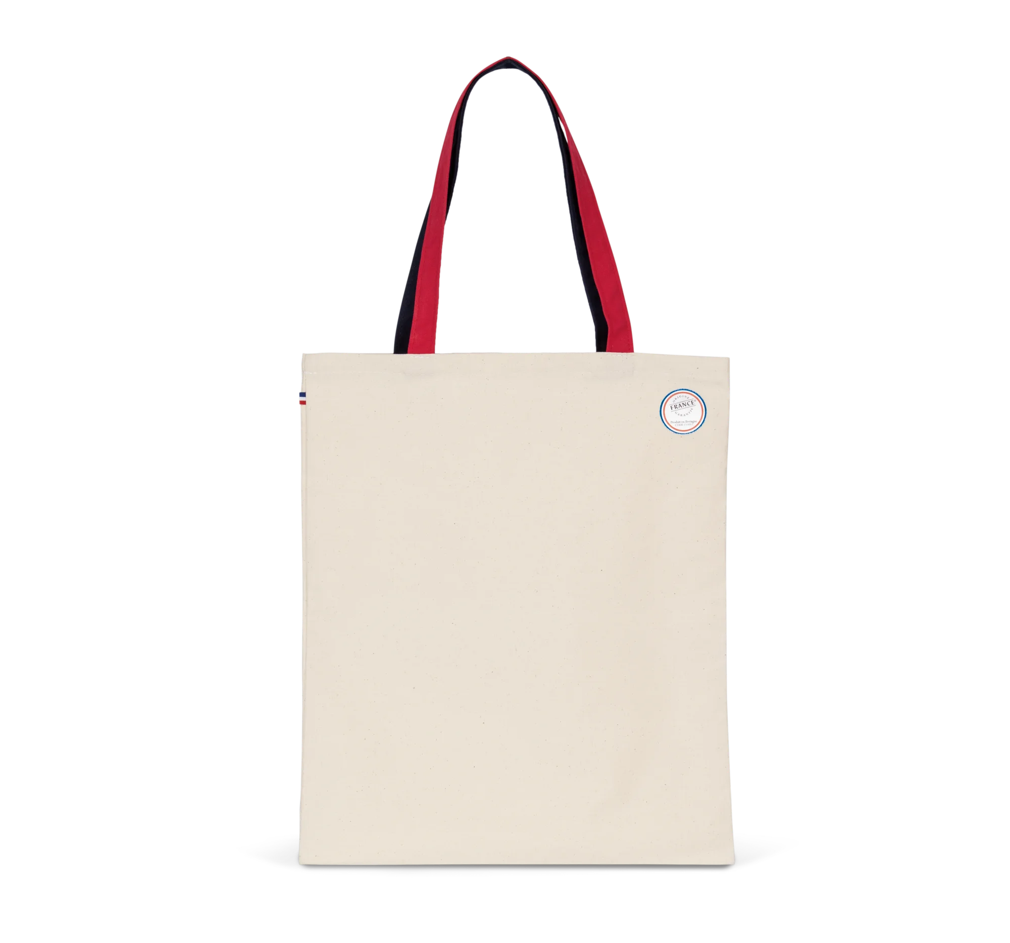 Sac de shopping tricolore Origine France Garantie — Natural