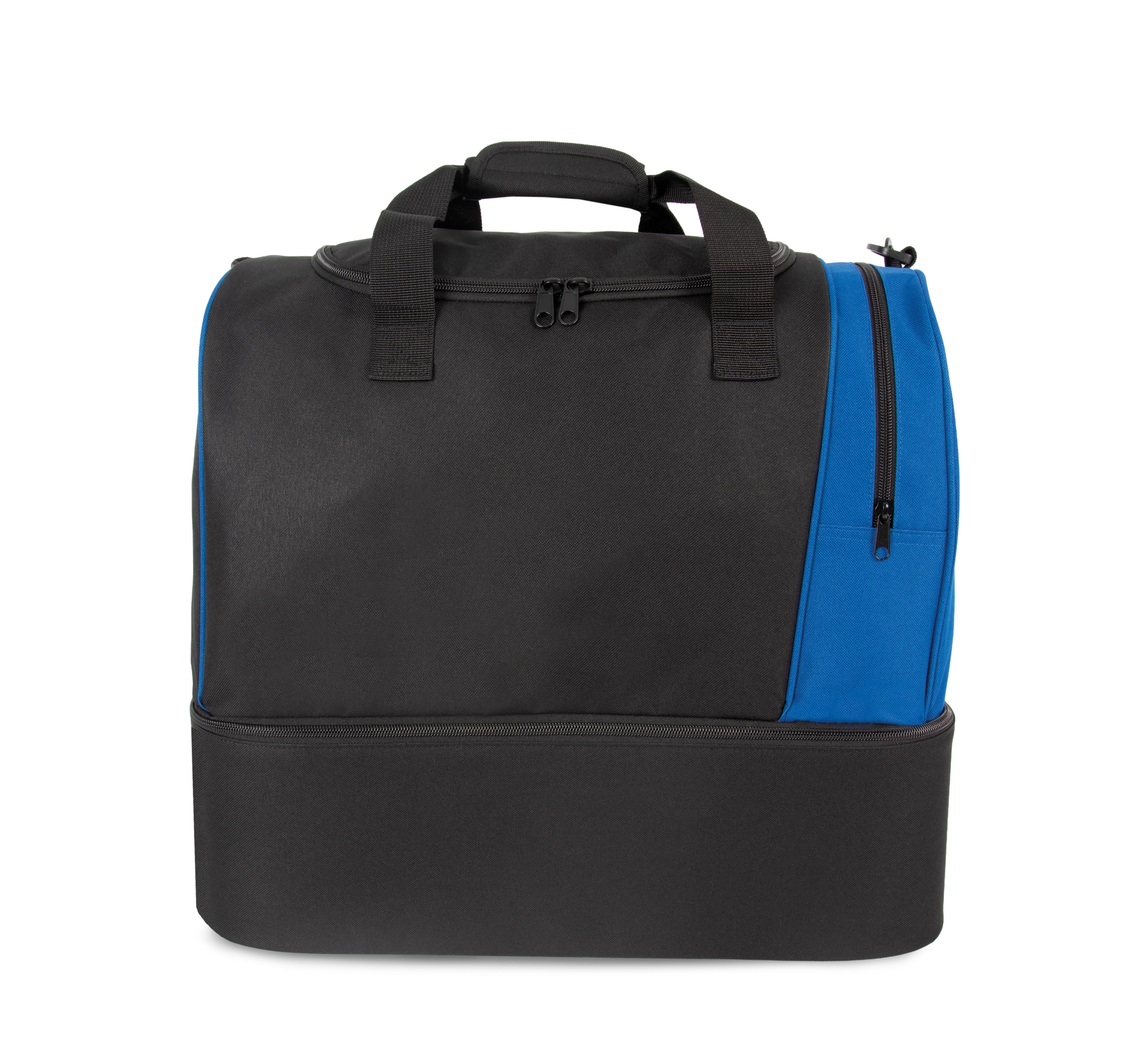 Sac de sport avec fond rigide — Black / Royal Blue