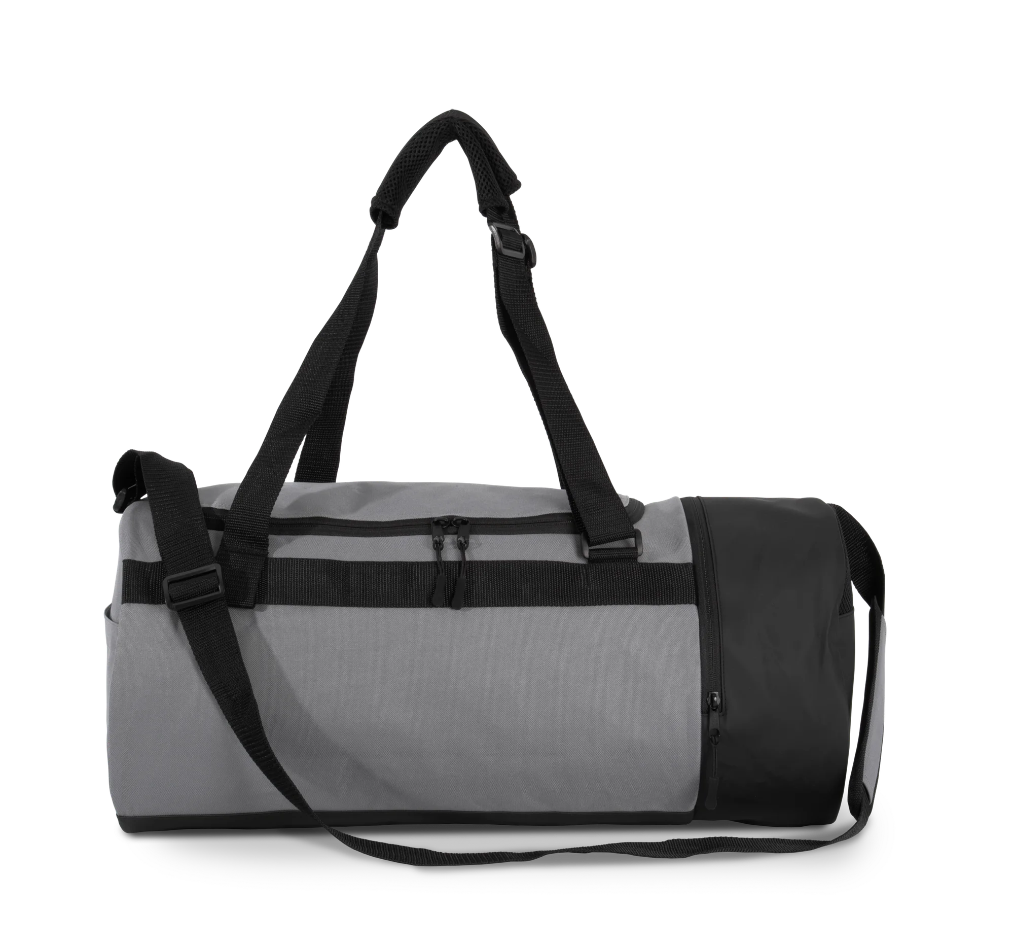 Sac de sport forme tube avec compartiment chaussures séparé — Dark Cool Grey / Black