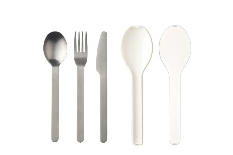 Set de 3 couverts pour le pique-nique - MEPAL - Blanc