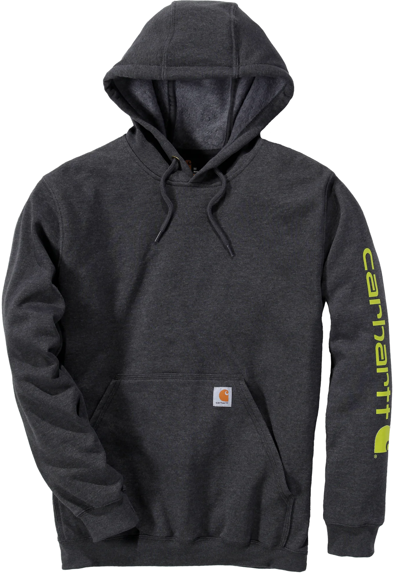 Sweat-shirt capuche logo — Carbon Heather