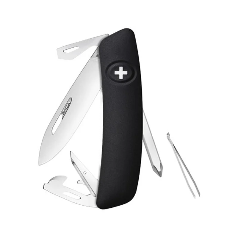 Swiza couteau suisse 11 fonctions D04 - noir — vue 1