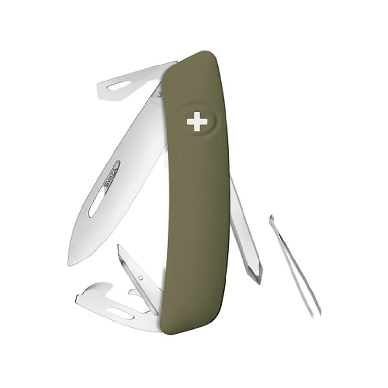 Swiza couteau suisse 11 fonctions D04 - olive