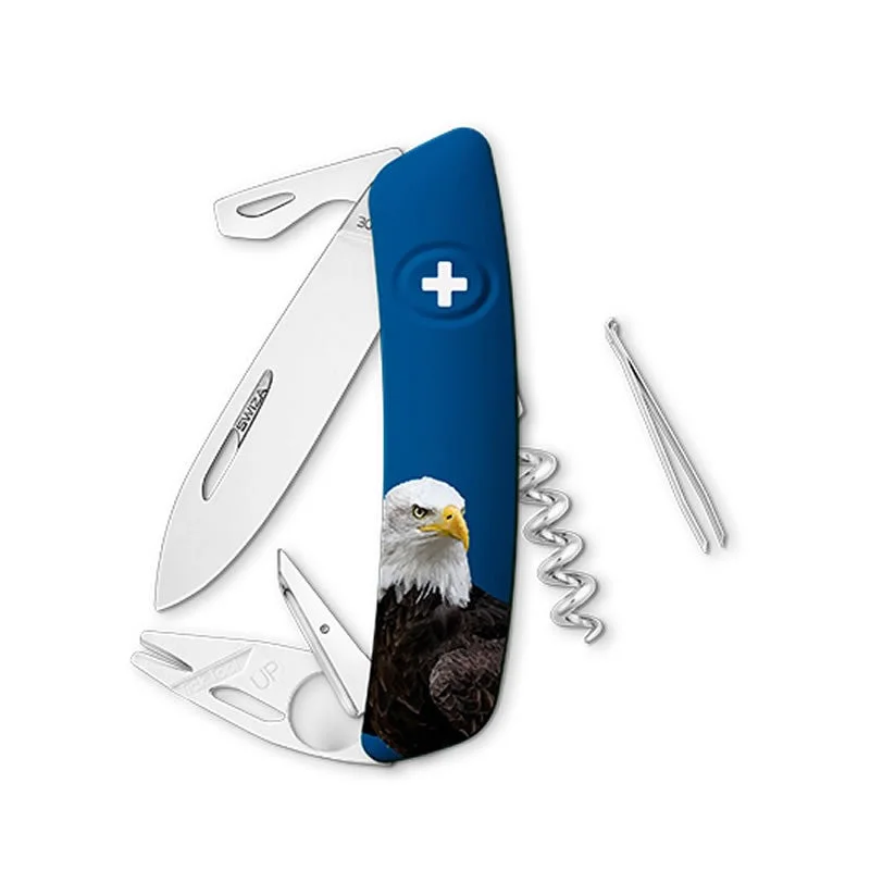 Swiza couteau suisse 11 fonctions et tire-tique TT03 - Aigle