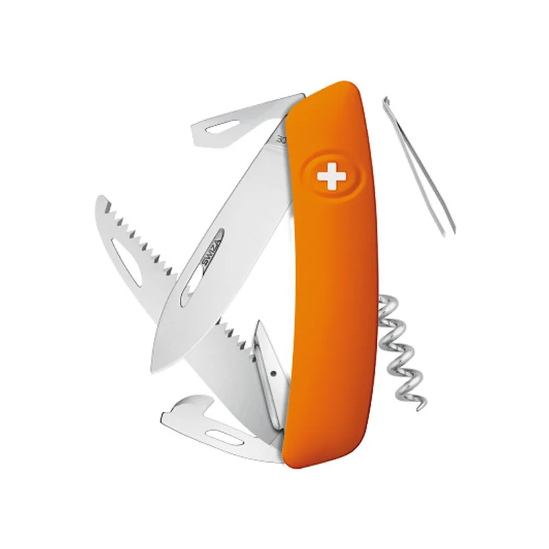 Swiza couteau suisse avec 12 fonctions - D05 Orange