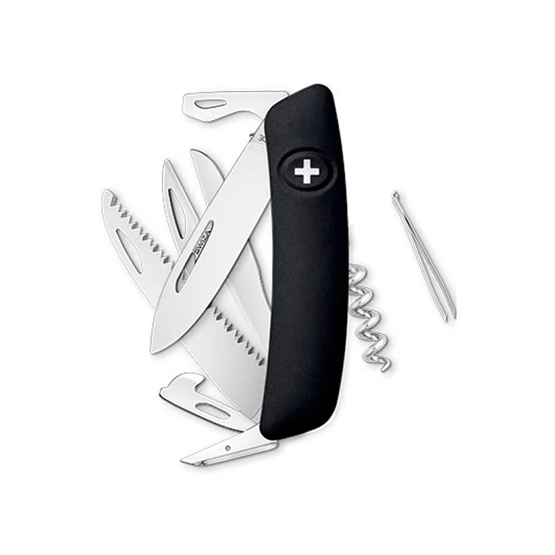 Swiza couteau suisse 13 fonctions D09 - Noir