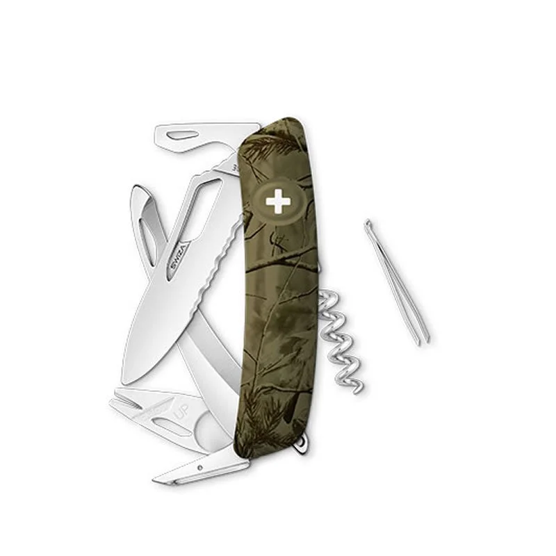 Swiza couteau suisse 13 fonctions Hunter Olive — vue 1