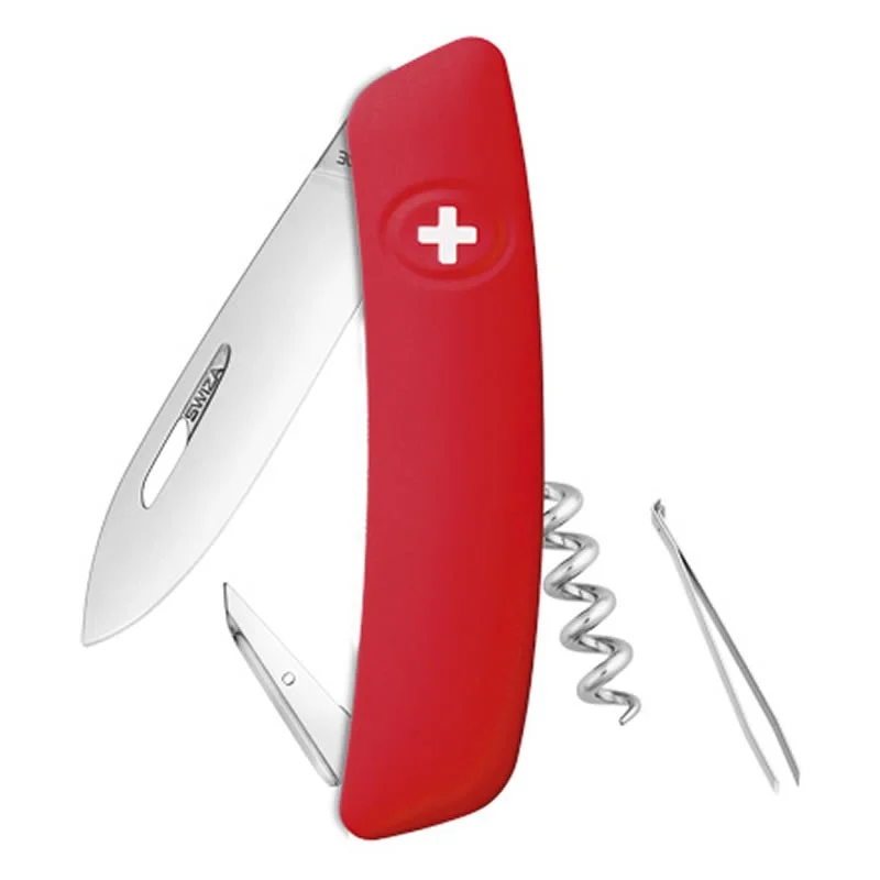 Swiza couteau suisse 6 fonctions D01 - rouge
