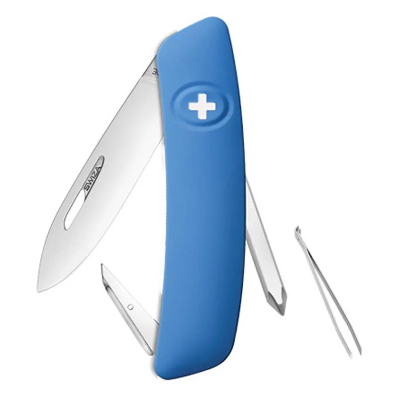Swiza couteau suisse 6 fonctions D02 - bleu
